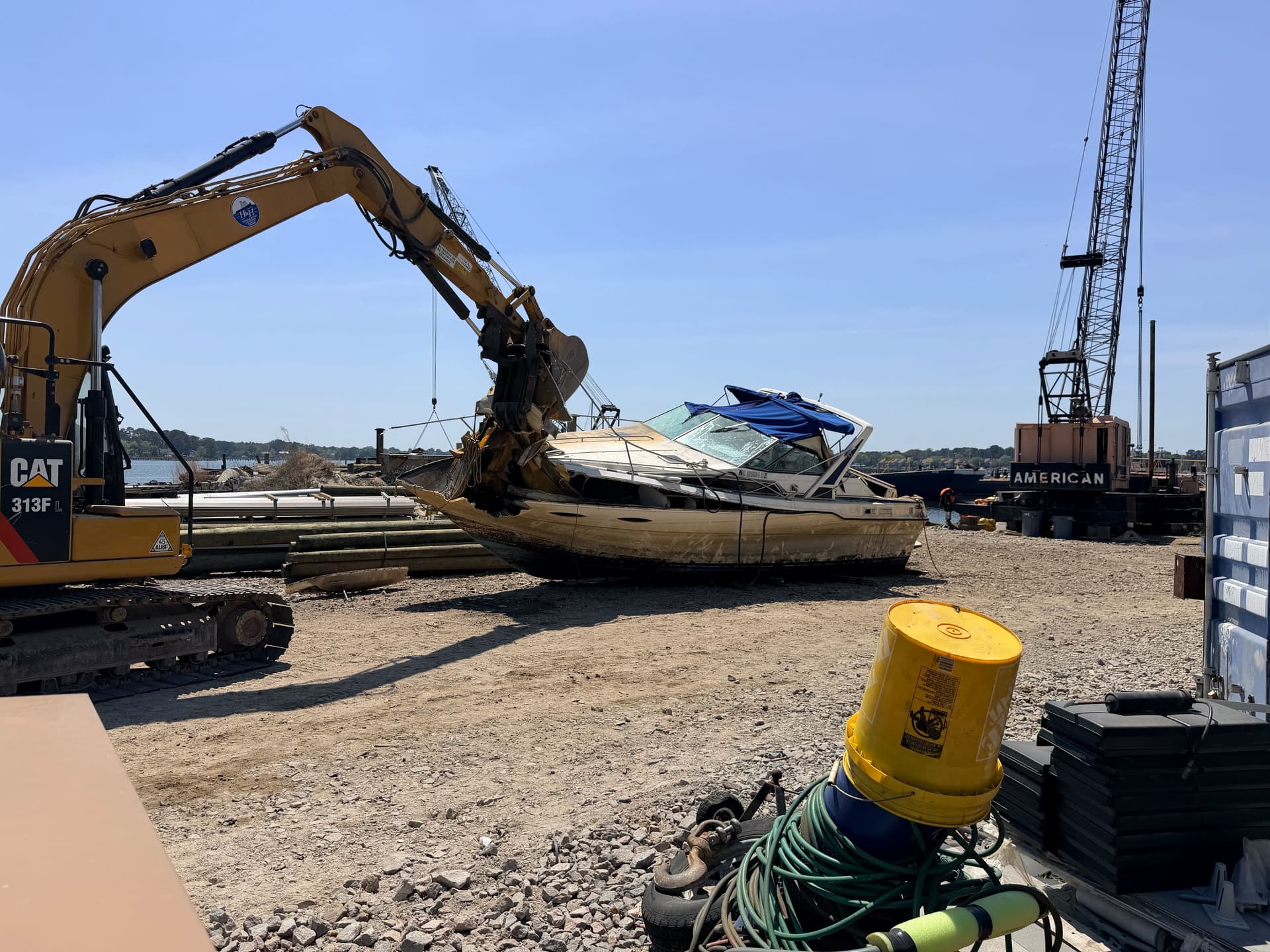 BoatUS removes four abandoned vessels from Sneads Ferry waterways