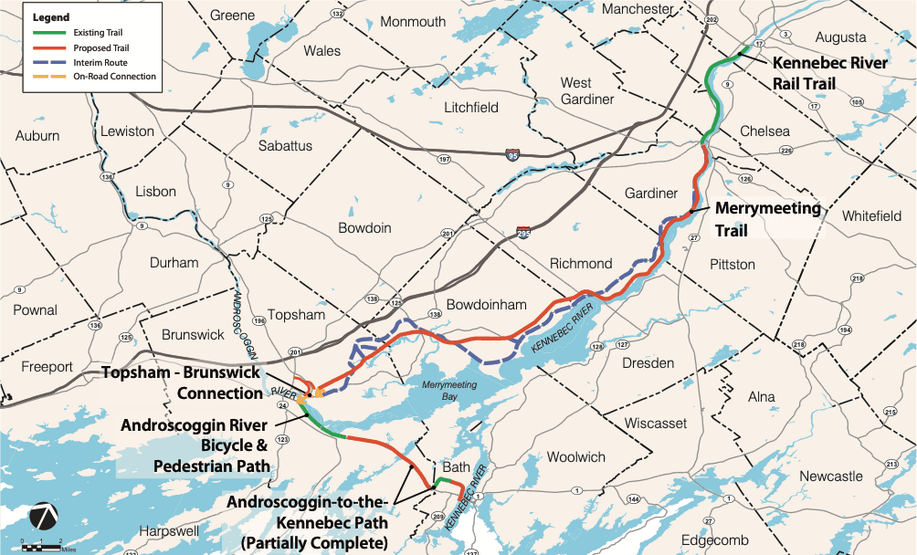 Bowdoinham wins $750,000 federal grant for Merrymeeting Trail planning