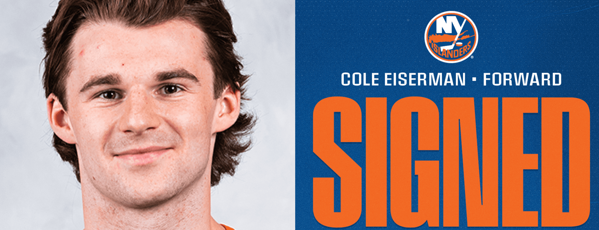 Islanders Sign 2024 First-Round Pick Eiserman to Three-Year Entry-Level Deal