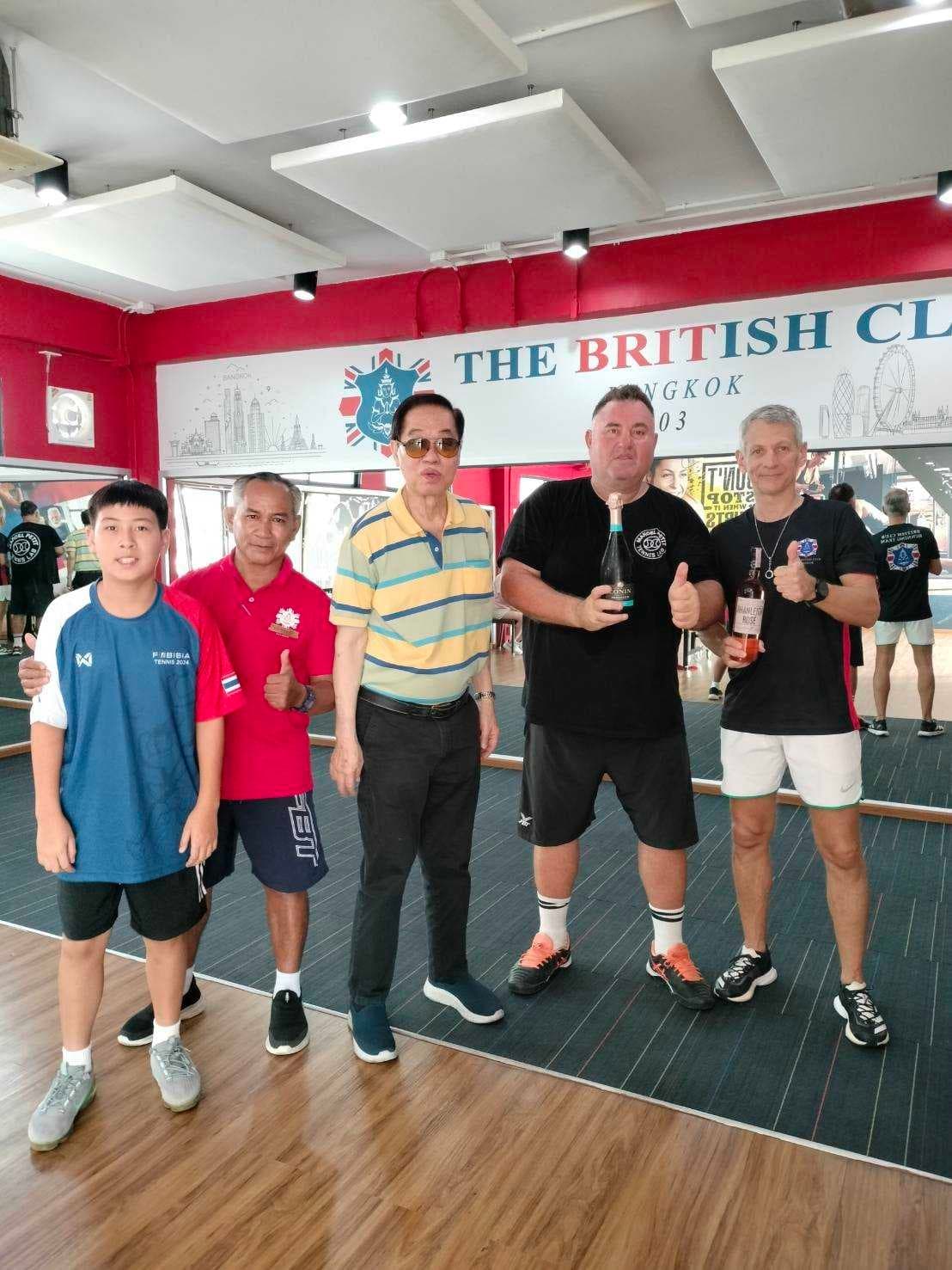 British Club Bangkok Hosted In-Club Table Tennis Tournament Dec 27