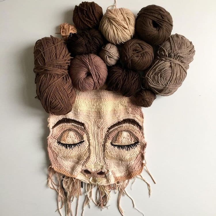 Nigerian Crocheters Go Viral With Hyper-Realistic Portraits Taking Up To 88 Hours