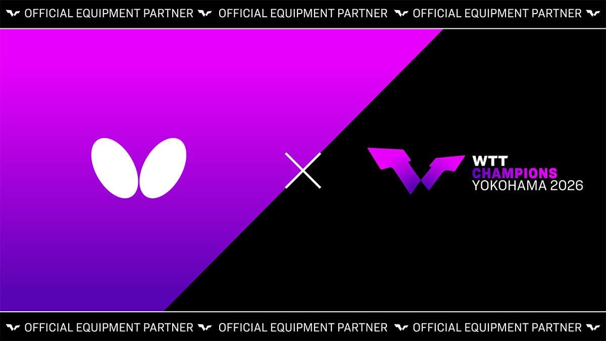 Butterfly becomes official equipment partner for WTT Champions Yokohama 2026
