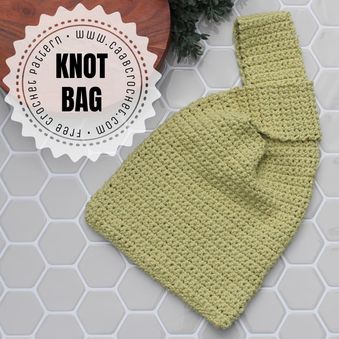 CAAB Crochet’s Japanese knot bag pattern makes a beginner-friendly accessory