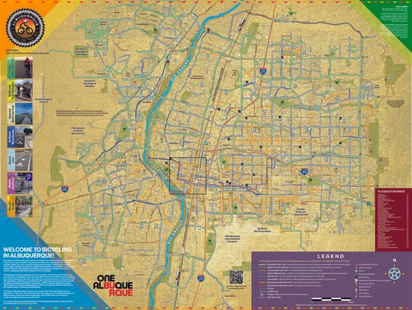 Albuquerque updates bike map with 400 miles of routes, trails