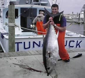 Winter bluefin bite lights up Hatteras inlet and beyond
