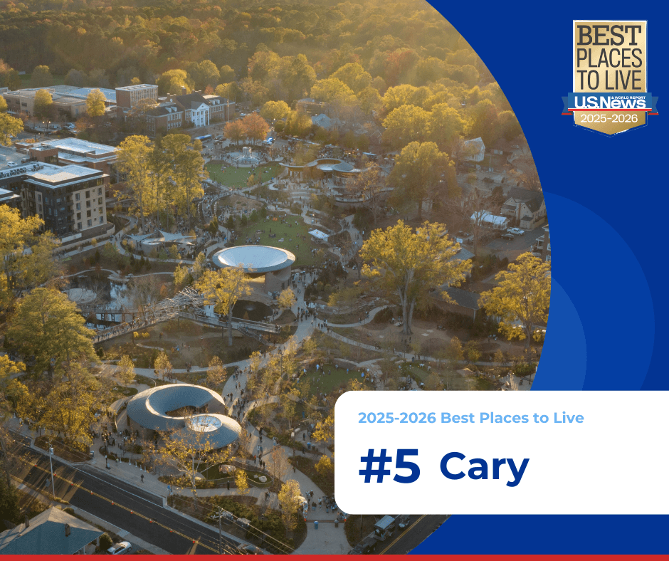 Cary tops North Carolina ranking for best place to live