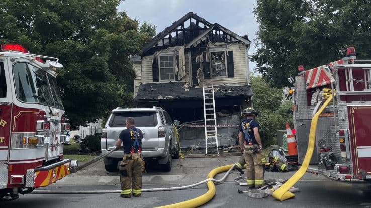 Raleigh crews extinguish hidden wall fire on Sedgewick Drive, two families displaced