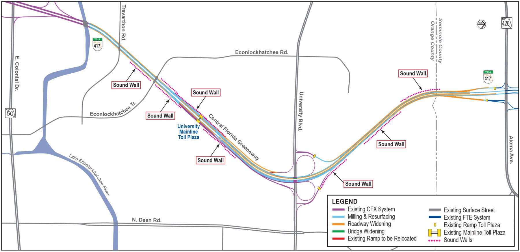 CFX, Seminole County Approve Partnership to Speed SR 417 Sanford Airport Connector
