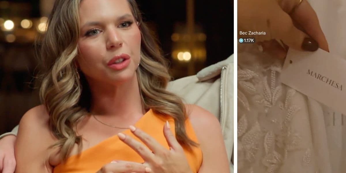 MAFS Star Bec Zacharia Reveals $20,000 Marchesa Gown From Called-Off Engagement