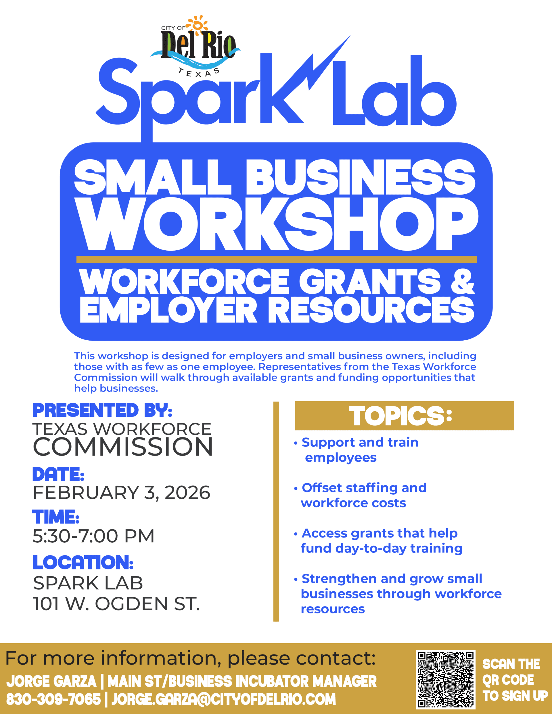 Del Rio portal highlights business support, grants and public surveys