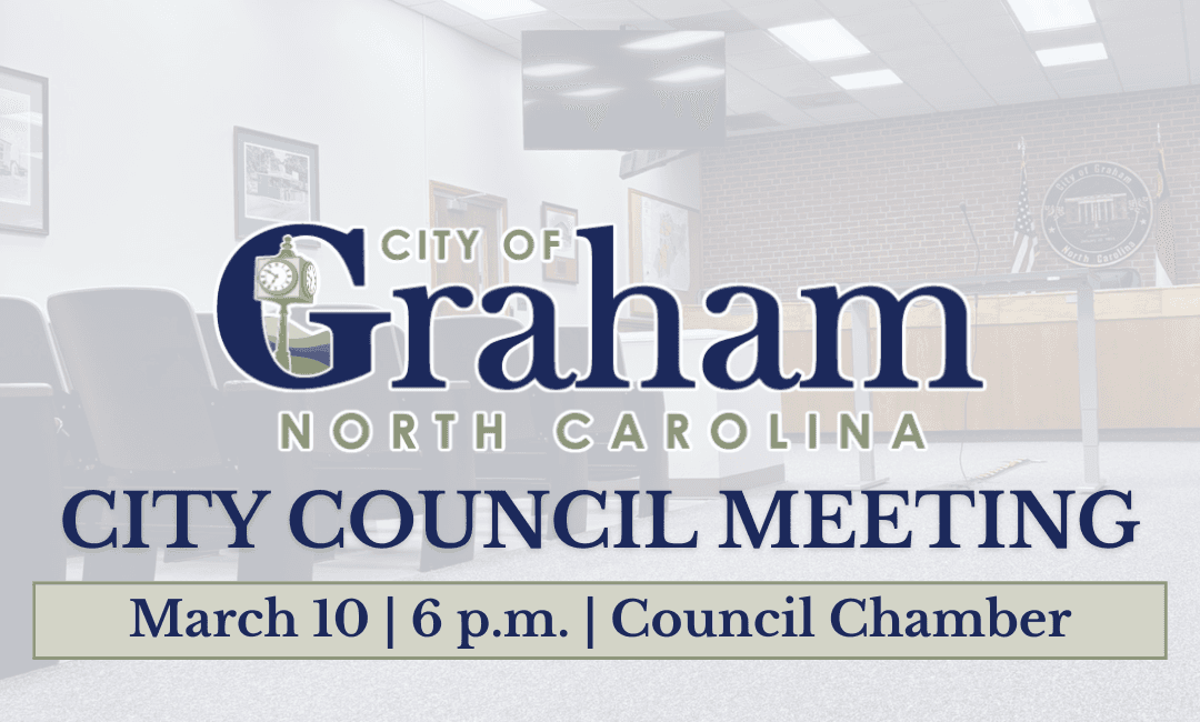 Graham City Council to Consider Festival Street Closure, Other Business March 10