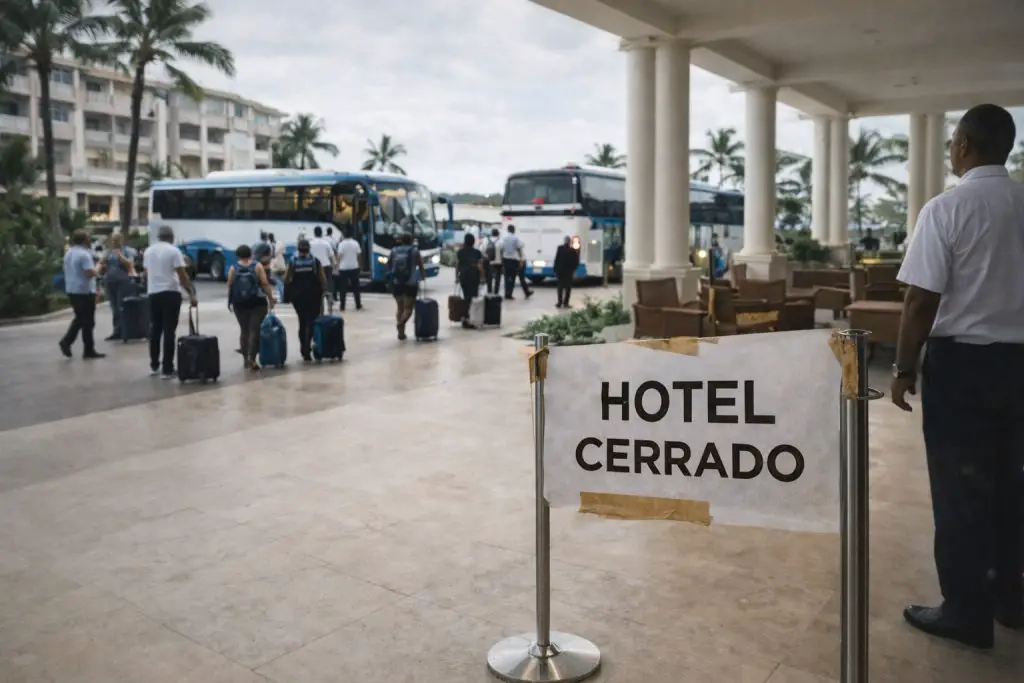 Hoteles cierran en polos turísticos de Cuba; huéspedes reubicados