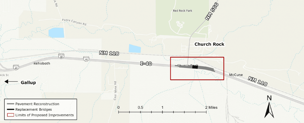 SR 118 Closed Near Church Rock Feb. 23; Traffic Detoured onto I-40