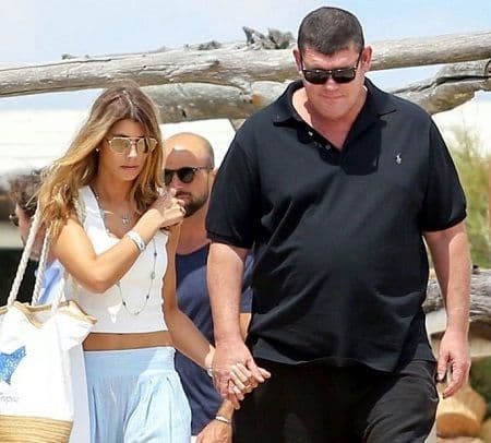 James Packer Confirms Engagement, Kylie Lim Wears Large Ring in Aspen