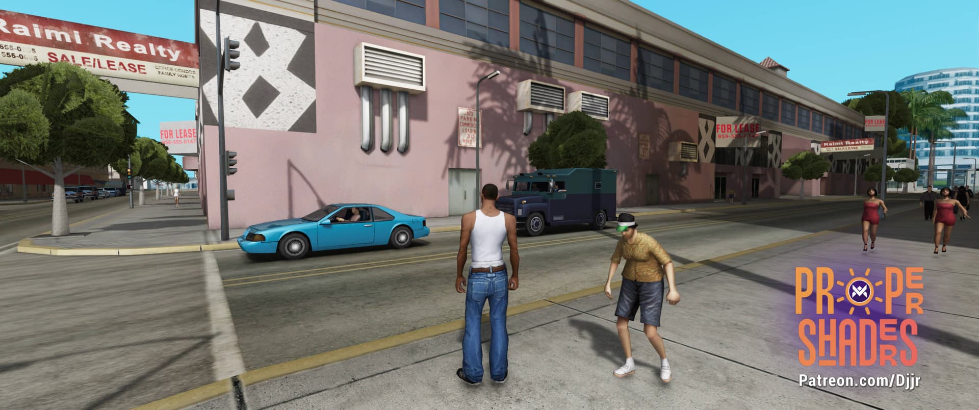 Free San Andreas mod overhauls rendering with dynamic lights and fog