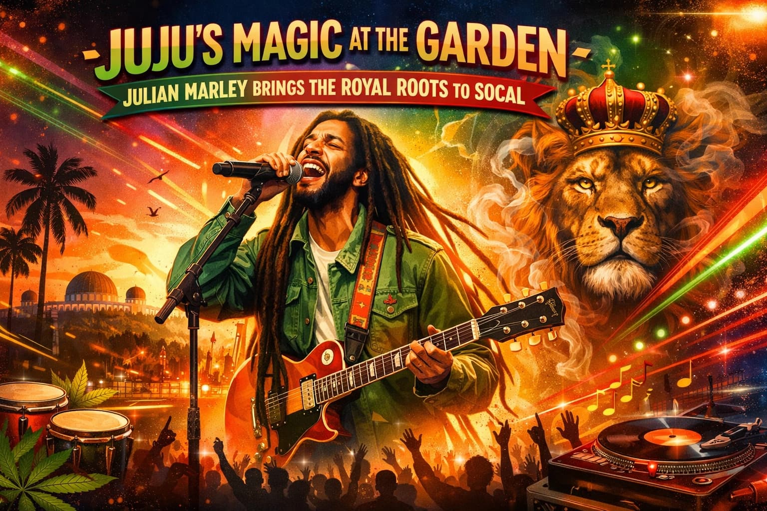 Julian Marley & The Uprising Bring Royal Roots to Garden Amp