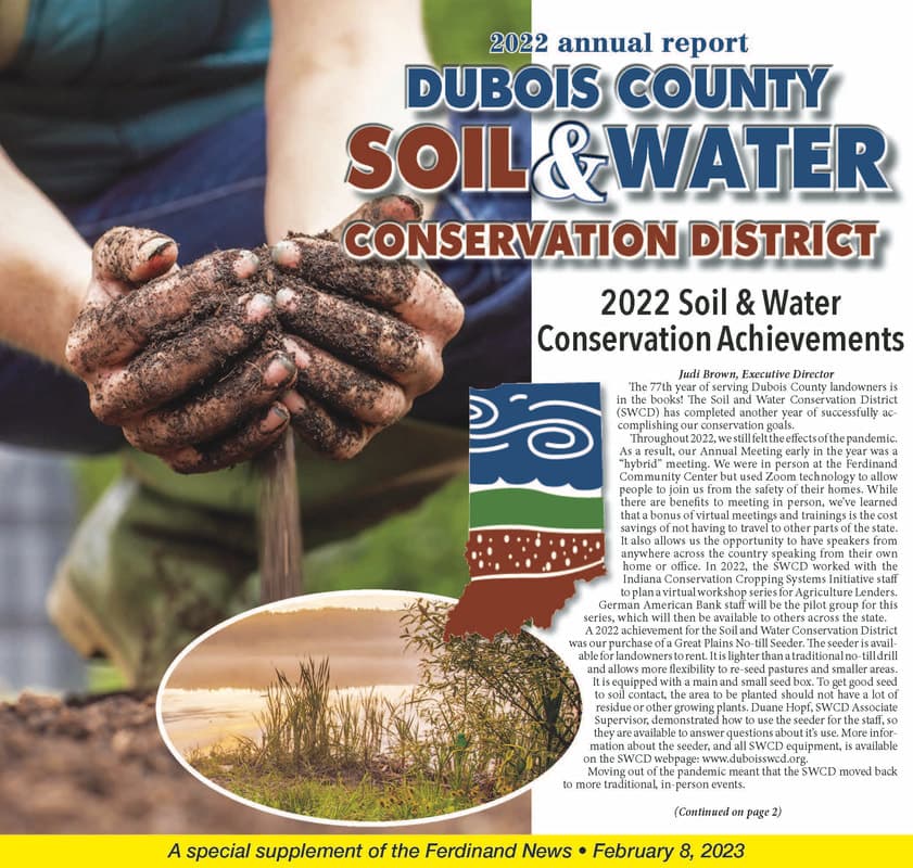 Dubois County SWCD Annual Meeting Names Farmer of the Year, Reorganizes Board