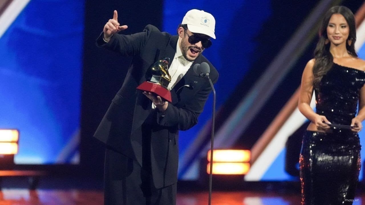 Bad Bunny Grammy handoff did not feature detained Minnesota boy