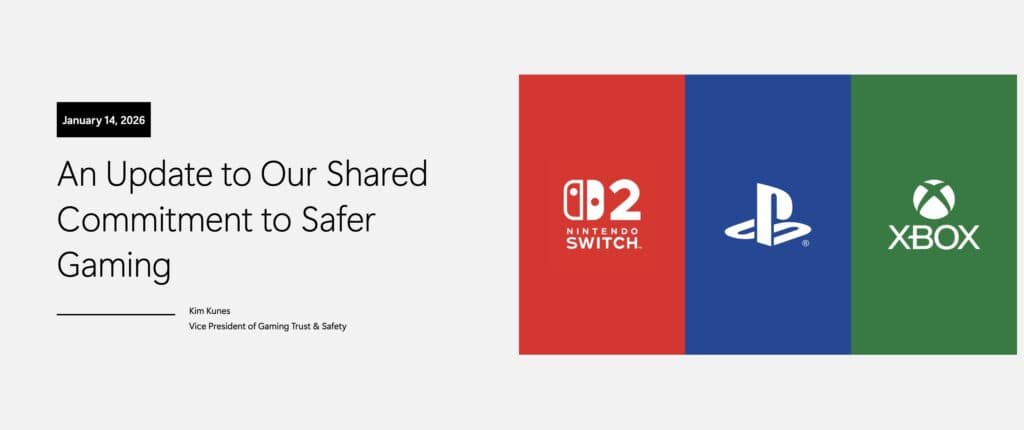 Microsoft, Sony and Nintendo renew push for safer gaming