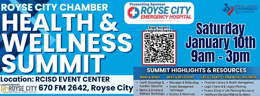 Royse City Chamber launches health summit boosting community wellness