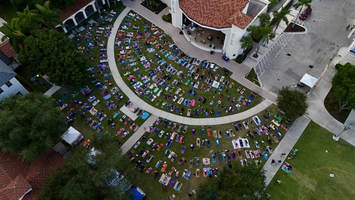 Delray Beach full moon yoga night blends flow, sound healing, dance