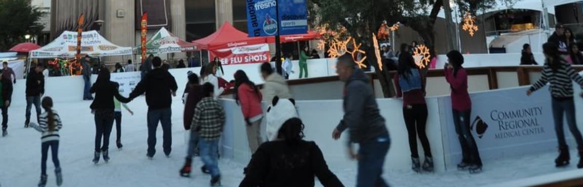 Outdoor Holiday Ice Rink Returns to Downtown Fresno, Tickets Available