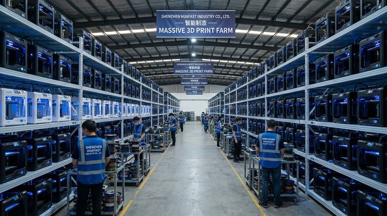 China’s print farms challenge injection molding in high-volume production