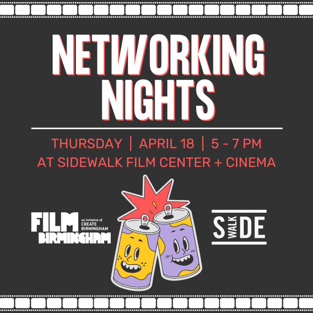 Film Birmingham sets April networking night at Sidewalk Film Center, downtown Birmingham
