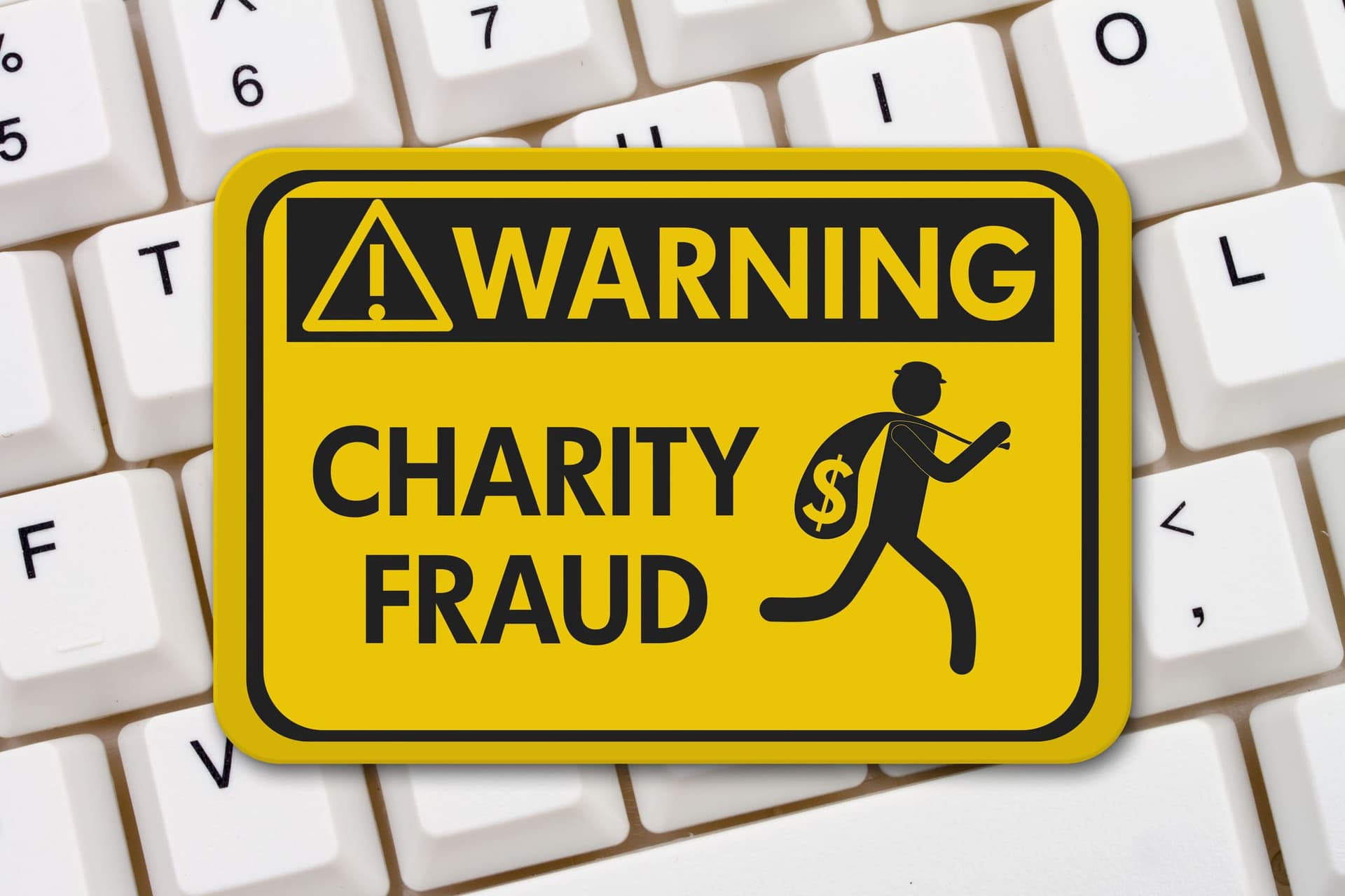 A Simple Gesture warns volunteers about fraudulent donation messages