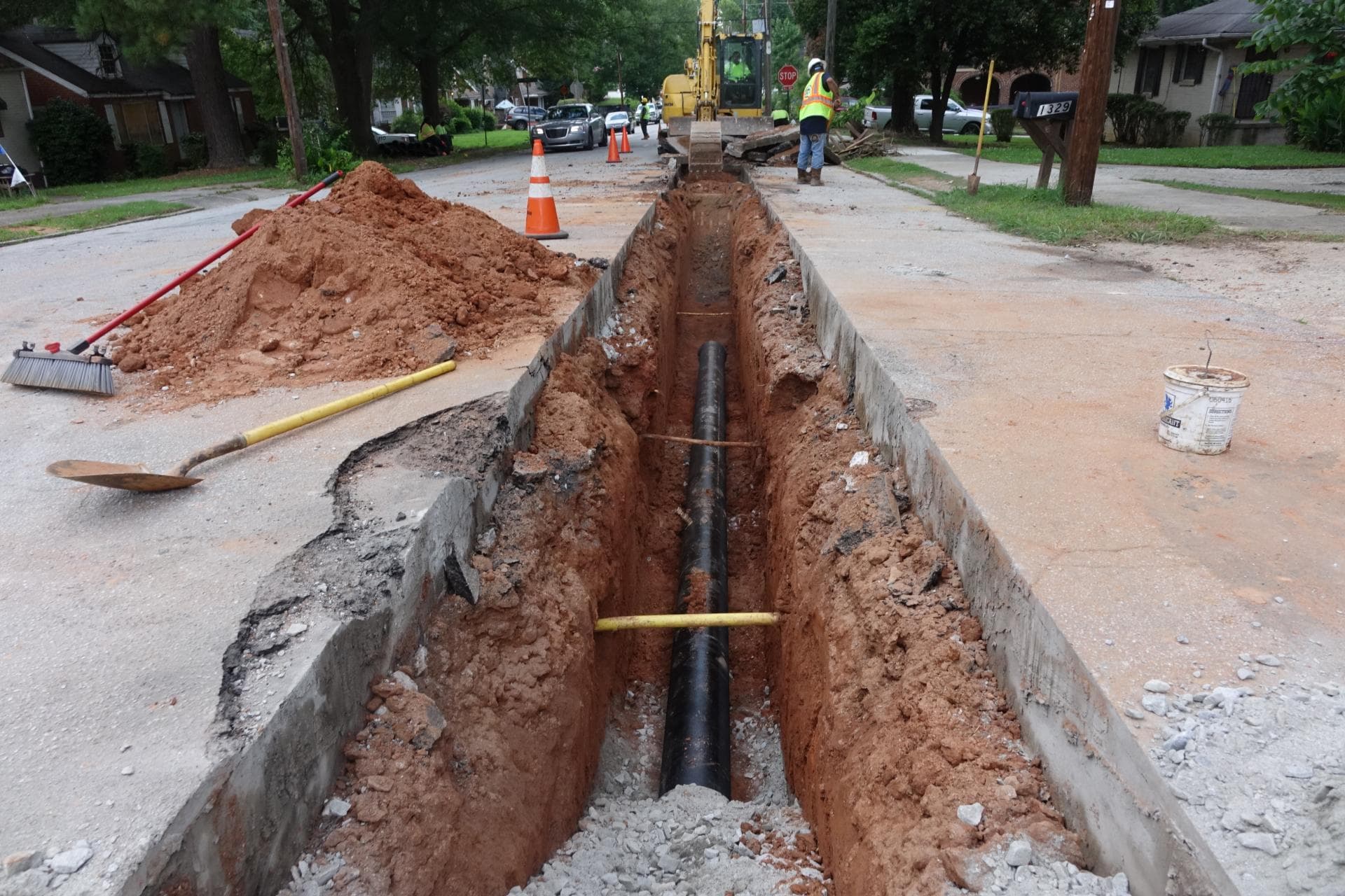 Pine Street closed for water main repairs affecting nursing home access