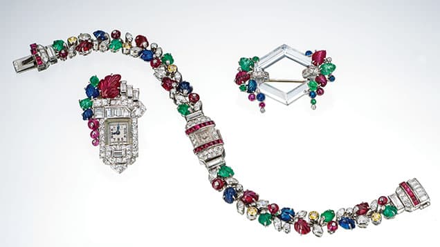Art Deco vintage jewelry, how to spot its geometric style