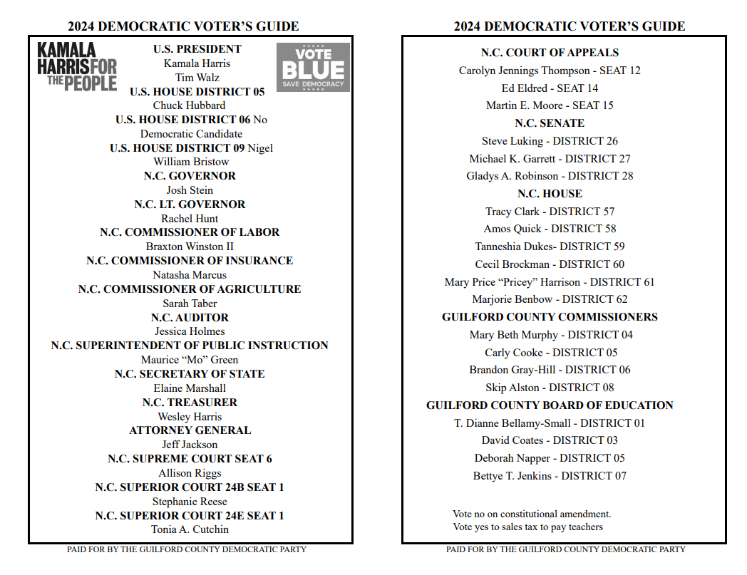 Guilford County Board of Elections Updates Voter Resources and Deadlines
