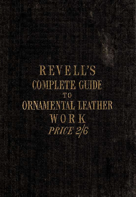 Victorian leathercraft guide reveals ornamental designs, tools and techniques