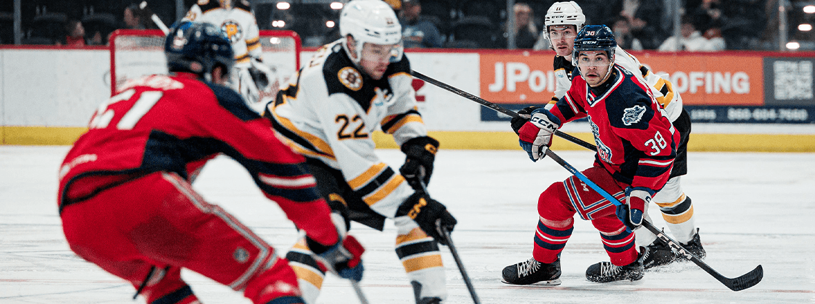 Matthew Poitras Scores Late as Providence Beats Hartford 3-2