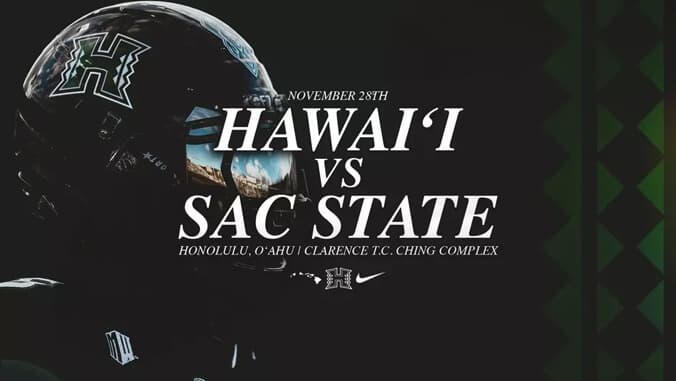 Hawaii-UMass Series Canceled, Sacramento State to Host in Honolulu Nov. 28, 2026