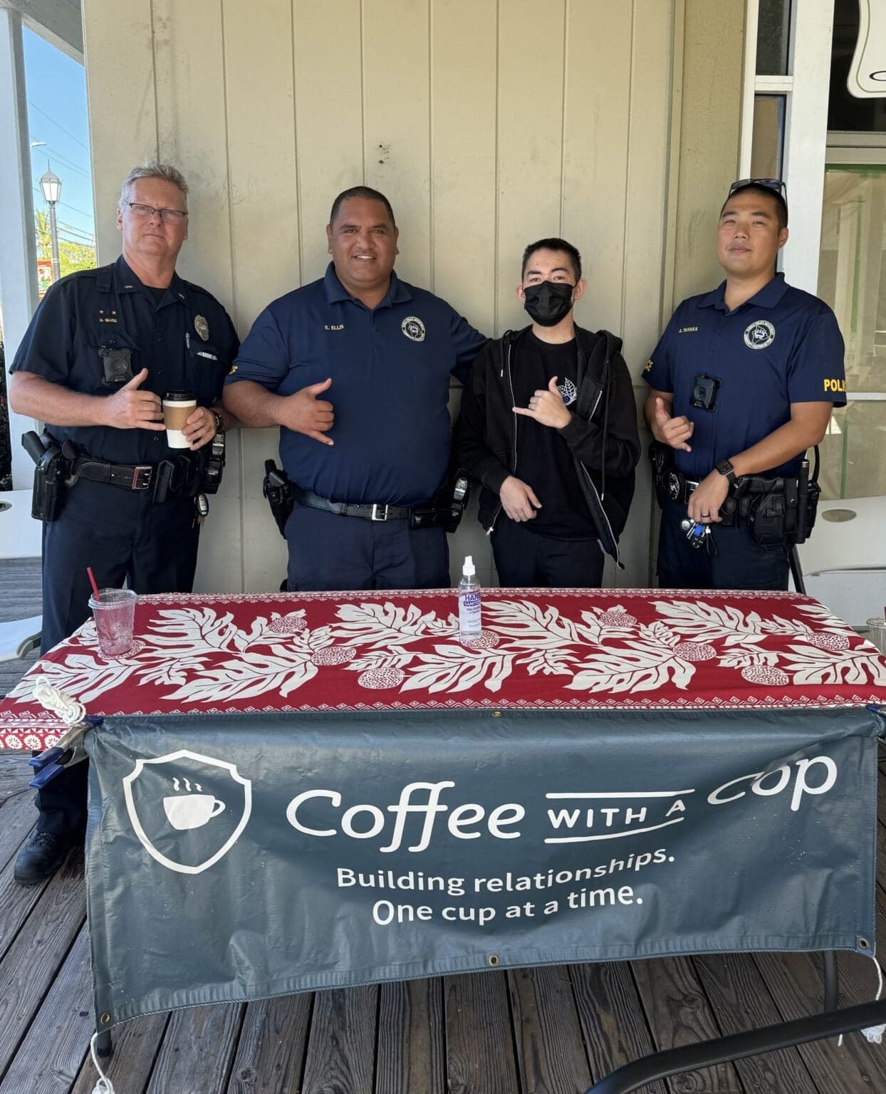 West Hawai‘i Police Host Six Coffee With a Cop Events