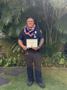 South Kohala officer honored for helping stranded driver on highway