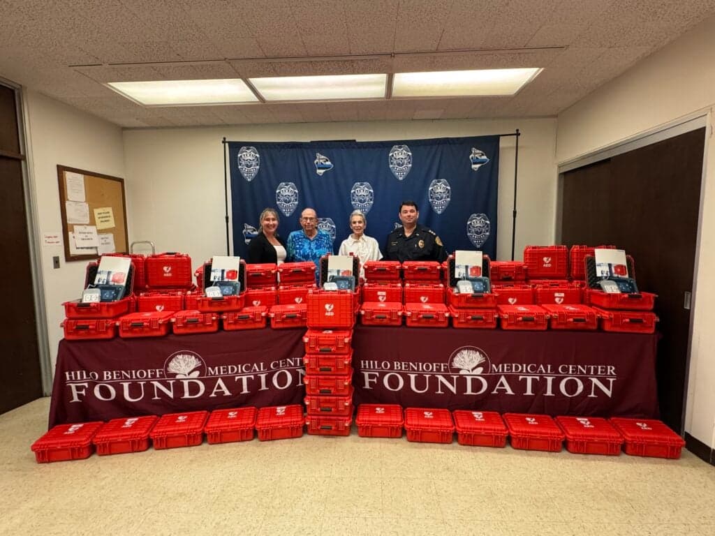 127 AEDs Donated to Hawaii Police Department, Expanding Coverage