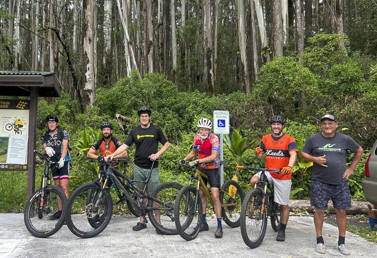 Big Island mountain bike park gets official stewardship, highway sign planned