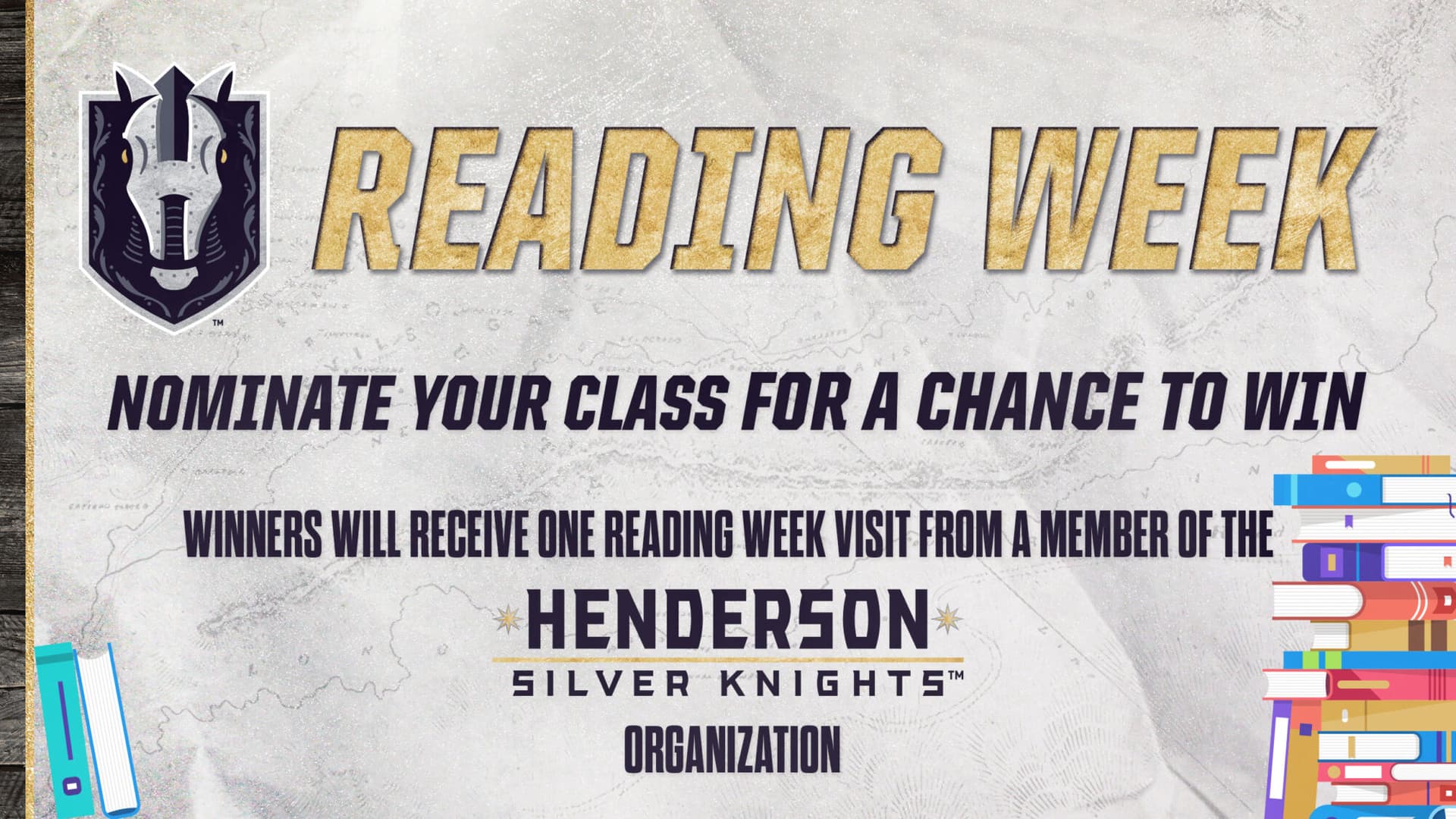 Henderson Silver Knights Seek Pre-K to 5 Nominations for Nevada Reading Week