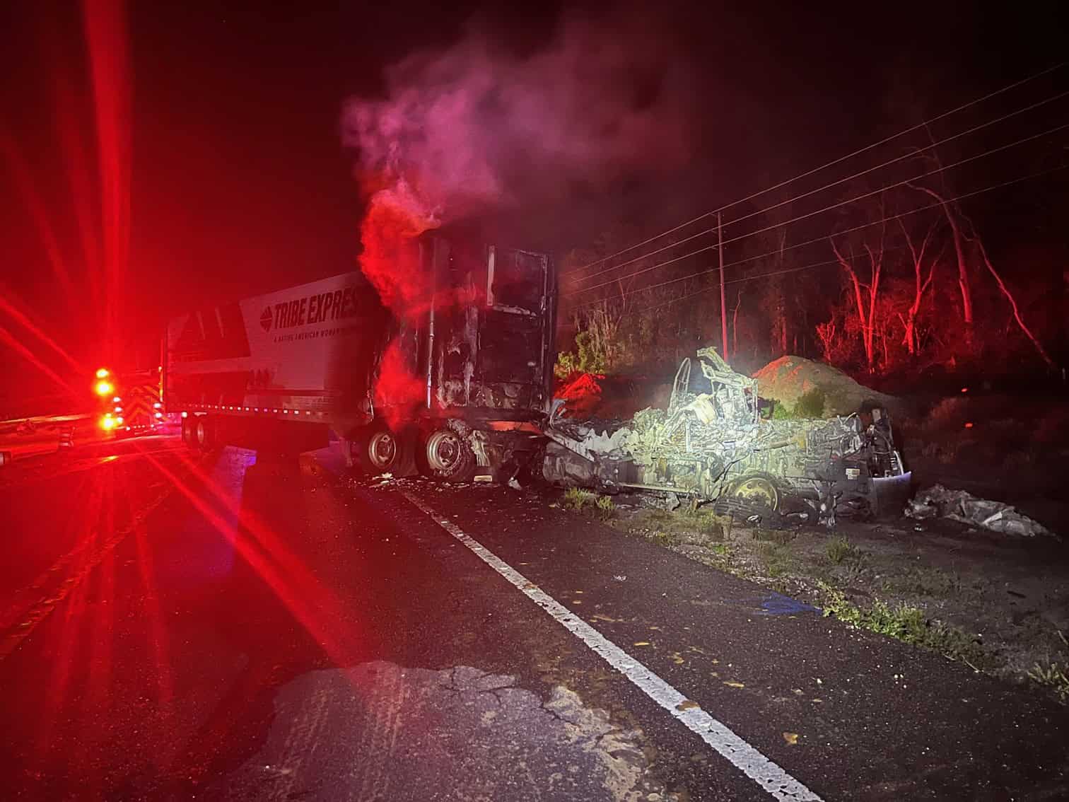 Zephyrhills woman dies in fiery Hernando County truck crash