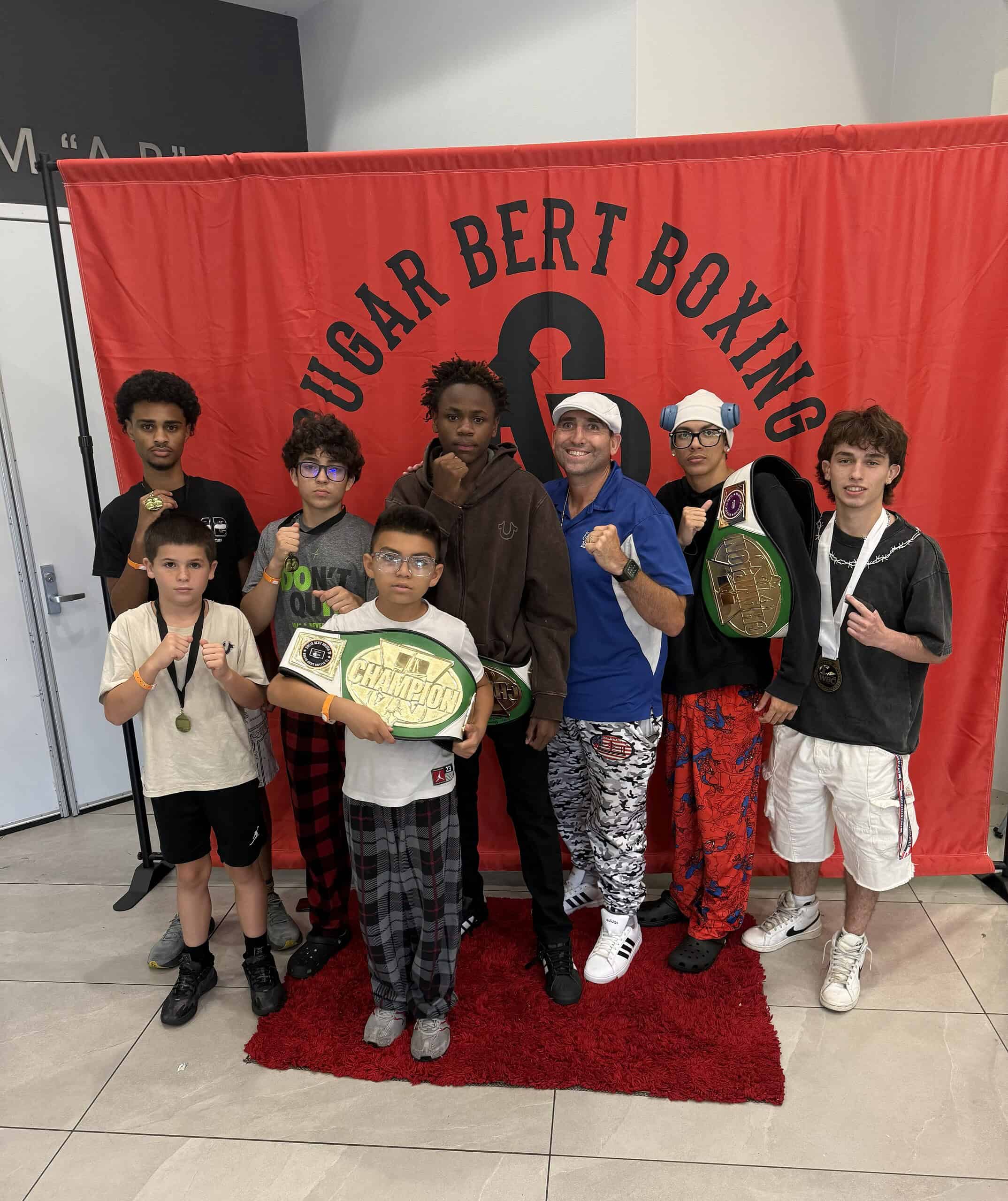Team Frankie Boxing earns three belts at Sugar Bert tournament