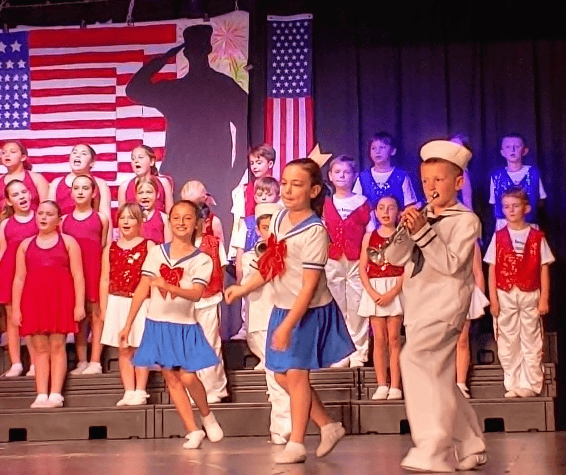 Chocachatti second graders honor veterans in Memorial Day program