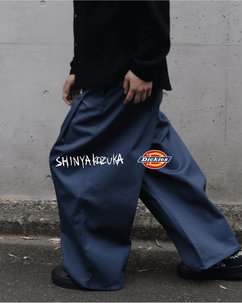 SHINYAKOZUKA reworks Dickies 874 pants into oversized baggy silhouette