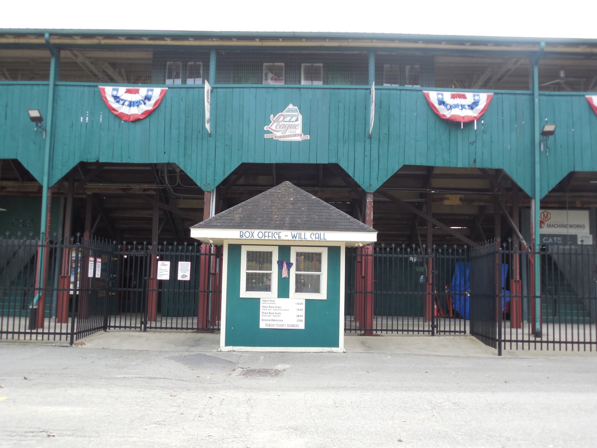 League Stadium in Huntingburg remains a Hollywood landmark and tourist draw