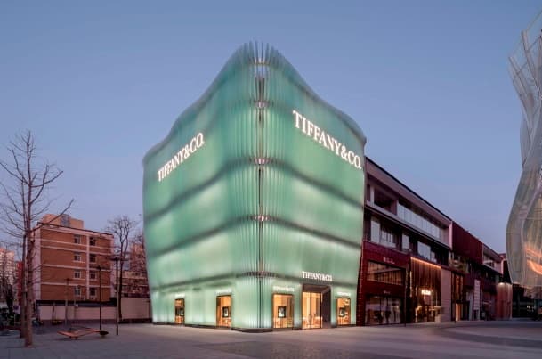 Tiffany's Beijing Flagship Translates Elsa Peretti's Sculptural Forms Into Architecture