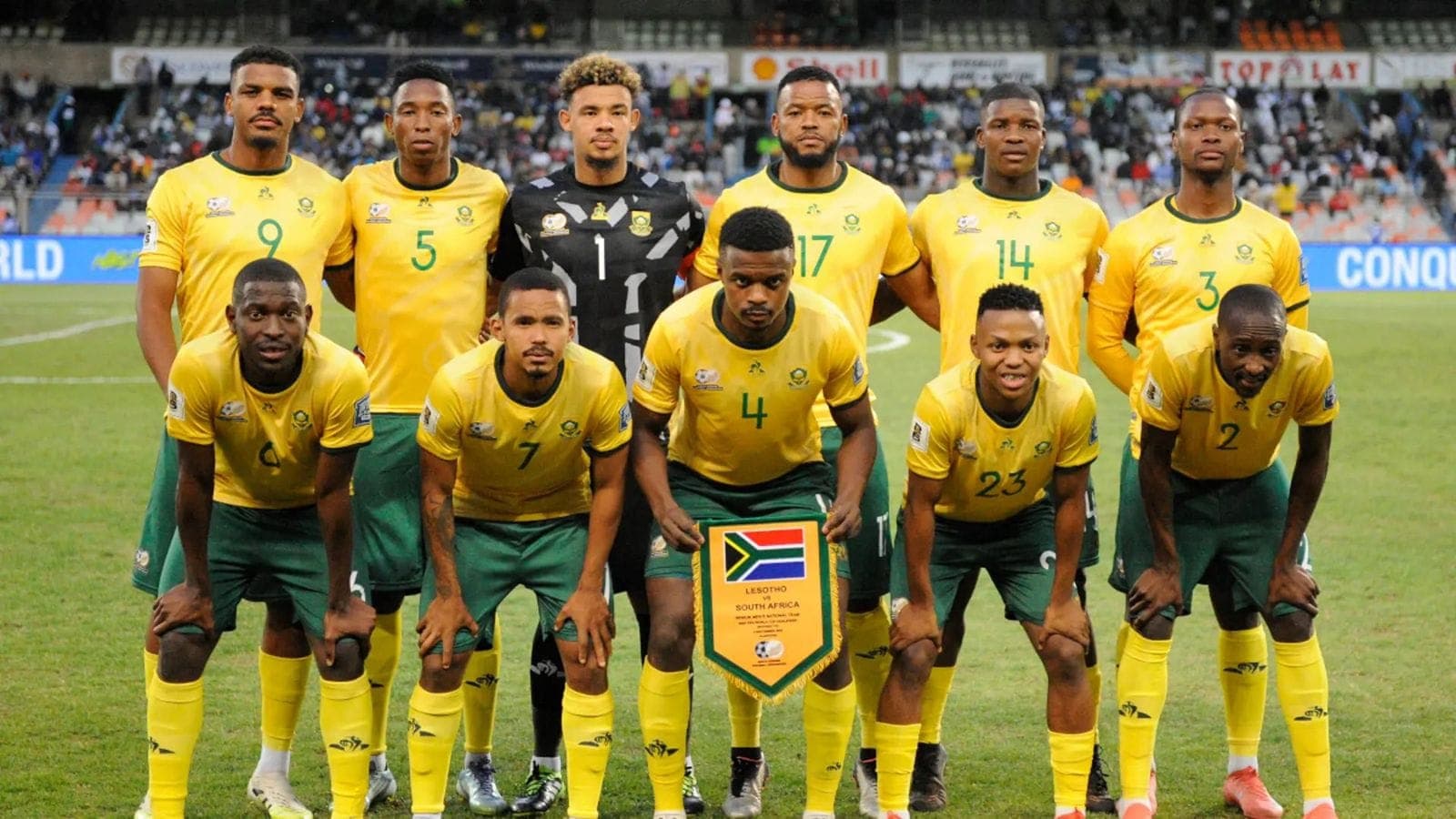 South Africa names uncapped defenders for 2026 World Cup squad