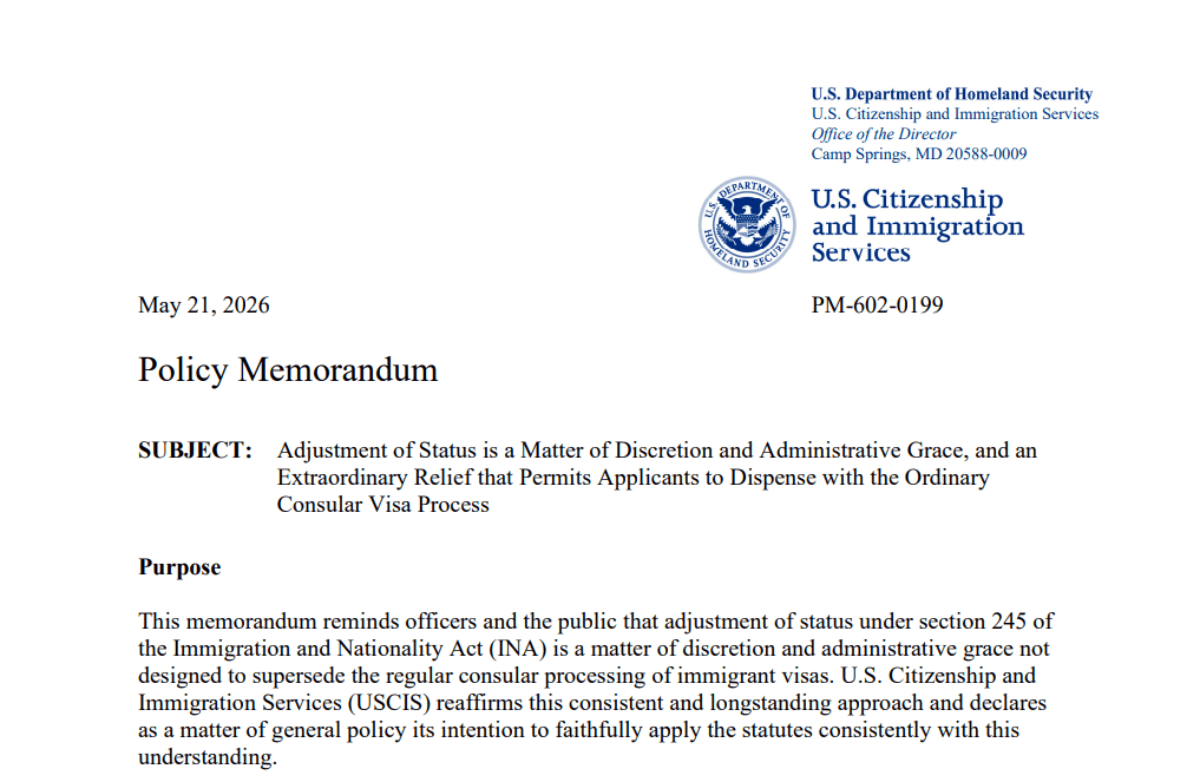 Trump administration moves to force many green card applicants overseas