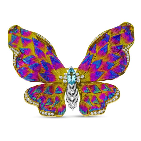 Brevani butterfly brooches tap whimsical birthstone jewelry demand