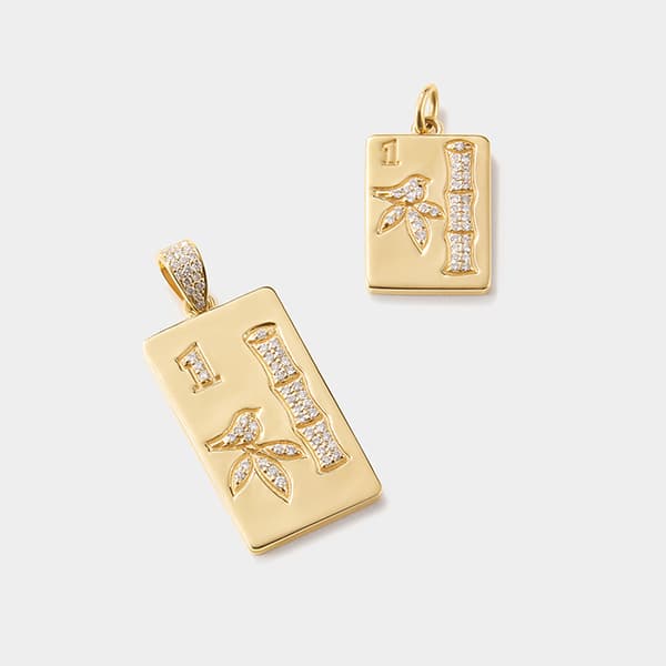 Cove Fine Jewelry turns mahjong tiles into 14k gold charms
